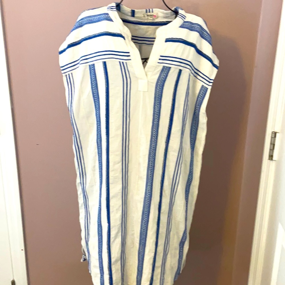 Lemlem by Liya Kebede Split Cover up stripe sleeveless vneck